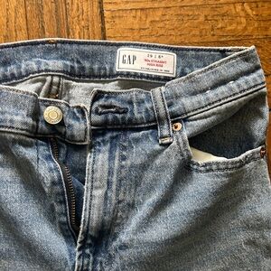 GAP women's Blue Jeans 90’s Straight High Rise 29|8